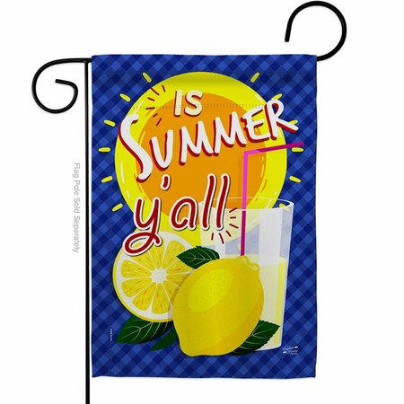 PATIO TRASERO Is Summer Yall Country Living The South 13 x 18.5 in. Double-Sided  Vertical Garden Flags for PA3955632